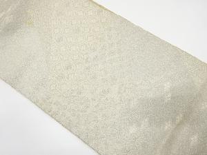 アンティーク　切りばめ風　古典柄織り出し　リバーシブル袋帯（材料）